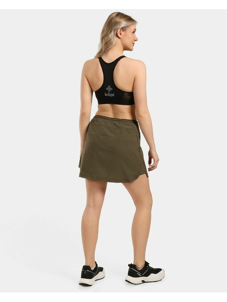 Kilpi Praktická outdoorová sukňa Kilpi NINA-W Khaki