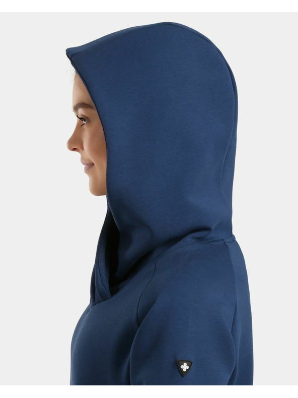 Kilpi Dámska dlhá mikina s kapucňou Kilpi HEYDEN-W Tmavo modrá