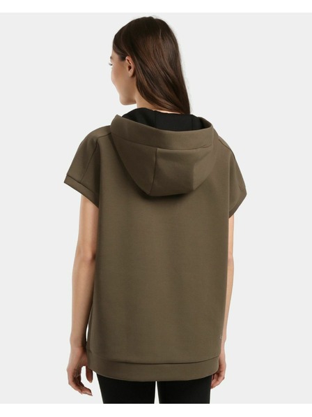 Kilpi Dámska mikina s kapucňou Kilpi DIAN-W Khaki