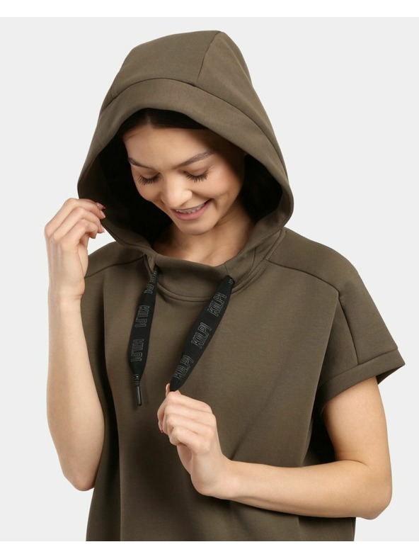 Kilpi Dámska mikina s kapucňou Kilpi DIAN-W Khaki