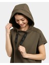 Kilpi Dámska mikina s kapucňou Kilpi DIAN-W Khaki