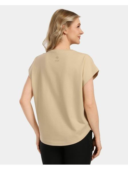 Kilpi Dámske bavlnené tričko Kilpi NELLIM-W Béžová