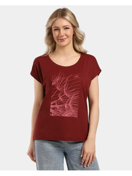 Kilpi Dámske funkčné tričko Kilpi ARONY-W Tmavo červená