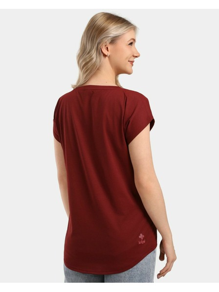 Kilpi Dámske funkčné tričko Kilpi ARONY-W Tmavo červená