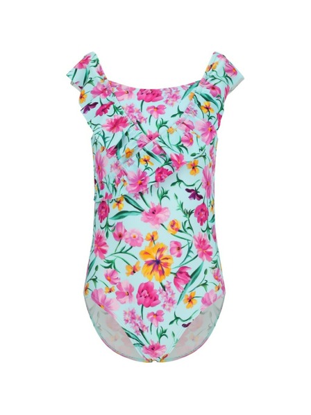 Zigzag Jednodielne dievčenské plavky ZigZag Tropical