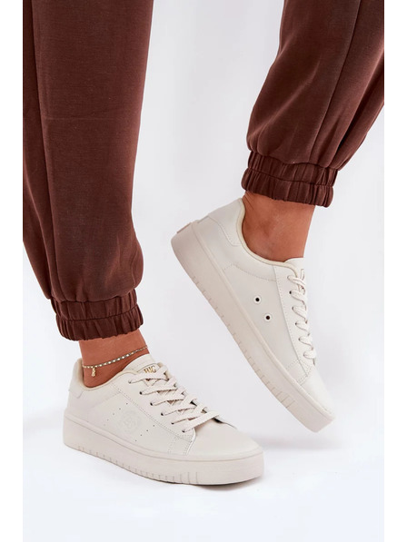 BIG STAR SHOES Dámske tenisky z ECO kože Big Star – béžové