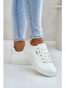 BIG STAR SHOES Dámske tenisky na platforme zateplené Big Star – biele