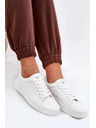 BIG STAR SHOES Dámske nízke tenisky z ECO kože Big Star – biele