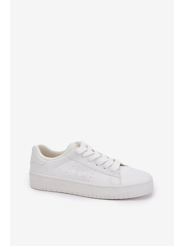 BIG STAR SHOES Dámske nízke tenisky z ECO kože Big Star – biele
