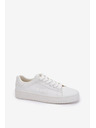 BIG STAR SHOES Dámske nízke tenisky z ECO kože Big Star – biele