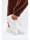 BIG STAR SHOES Dámske nízke tenisky z ECO kože Big Star – biele