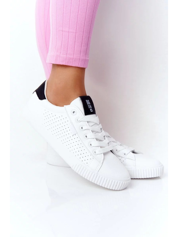 BIG STAR SHOES Dámske módne tenisky Big Star - biela/čierna
