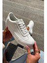 BIG STAR SHOES Dámske tenisky na platforme Big Star – biele