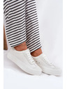BIG STAR SHOES Dámske tenisky na platforme Big Star – biele