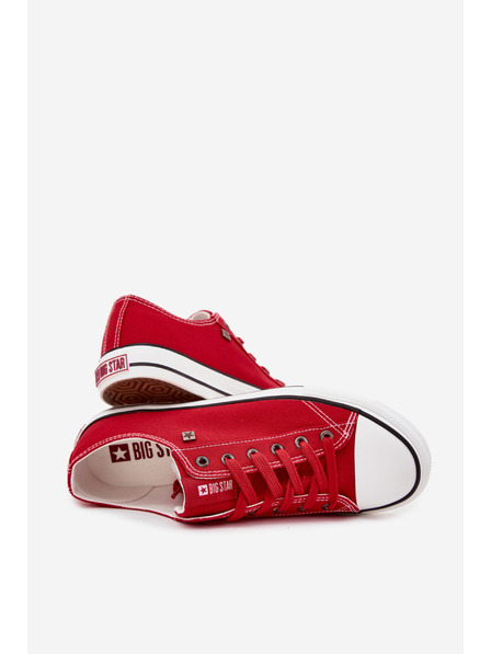 BIG STAR SHOES Pánske nízke tenisky Big Star – červené