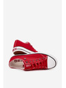 BIG STAR SHOES Pánske nízke tenisky Big Star – červené
