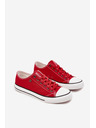 BIG STAR SHOES Pánske nízke tenisky Big Star – červené