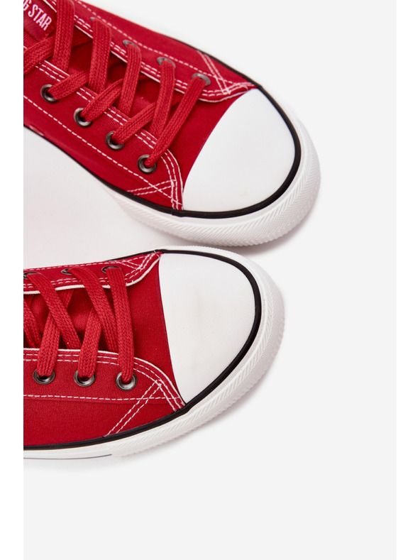 BIG STAR SHOES Pánske nízke tenisky Big Star – červené