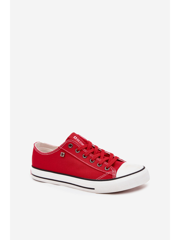BIG STAR SHOES Pánske nízke tenisky Big Star – červené