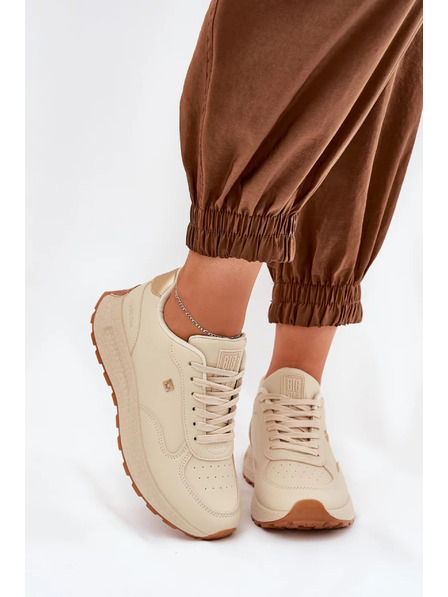 BIG STAR SHOES Dámske športové topánky Big Star HI-POLY SYSTEM – béžové