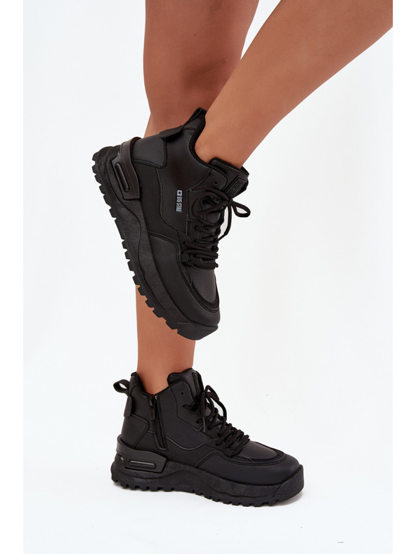 BIG STAR SHOES Dámske športové topánky na platforme Big Star – čierne