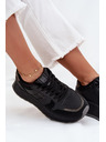 BIG STAR SHOES Dámske zateplené tenisky na platforme Big Star HI-POLY SYSTEM – čierne