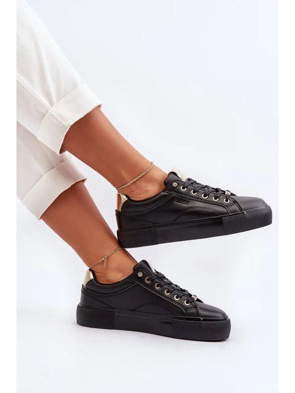 BIG STAR SHOES Dámske tenisky Big Star – čierne