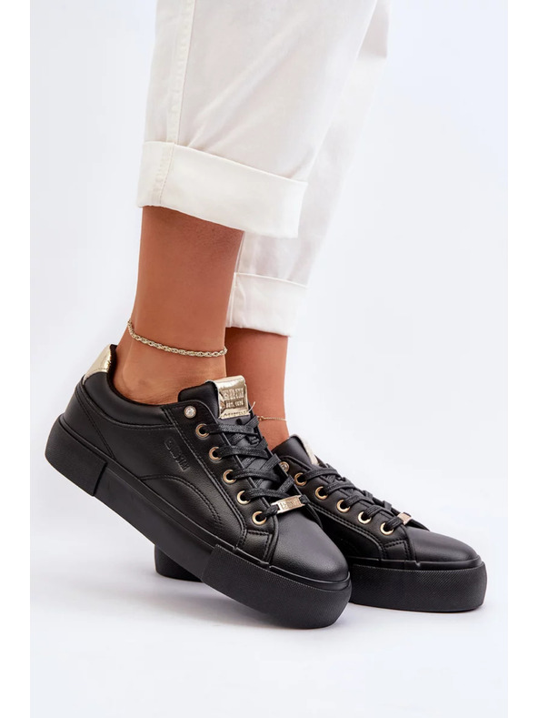 BIG STAR SHOES Dámske tenisky Big Star – čierne