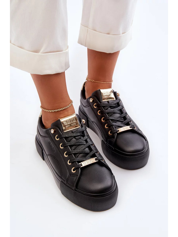 BIG STAR SHOES Dámske tenisky Big Star – čierne