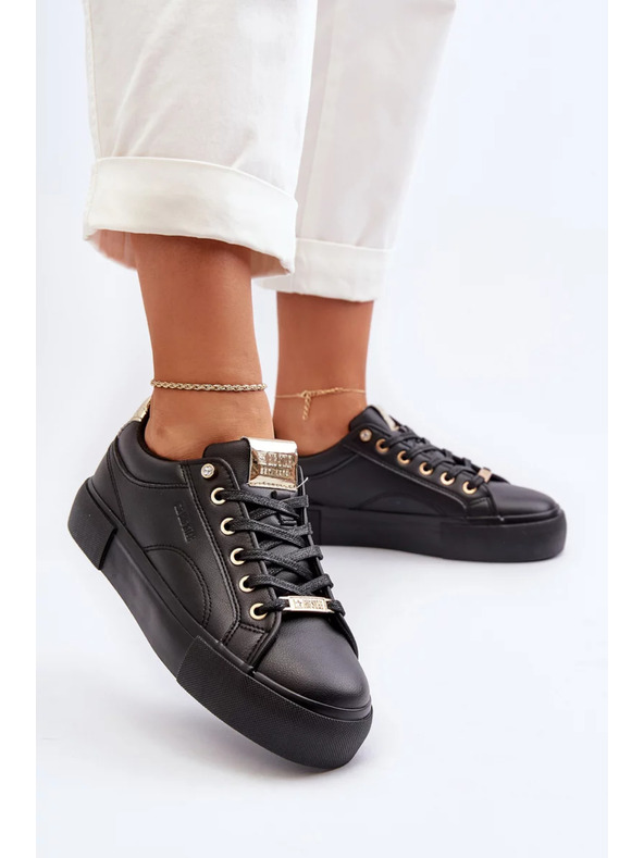 BIG STAR SHOES Dámske tenisky Big Star – čierne