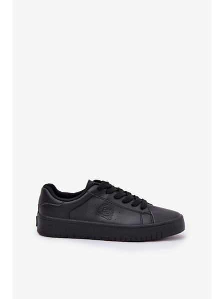 BIG STAR SHOES Dámske nízke tenisky z ECO kože Big Star – čierne