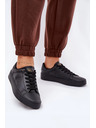 BIG STAR SHOES Dámske nízke tenisky z ECO kože Big Star – čierne