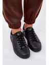 BIG STAR SHOES Dámske nízke tenisky z ECO kože Big Star – čierne