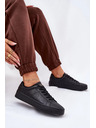 BIG STAR SHOES Dámske nízke tenisky z ECO kože Big Star – čierne