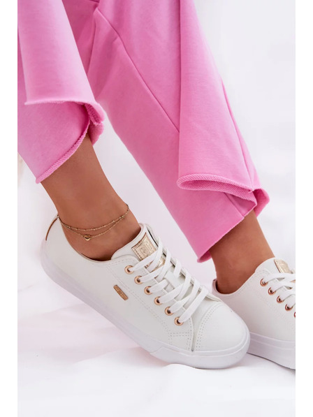 BIG STAR SHOES Dámske tenisky z EKO kože Big Star – biele