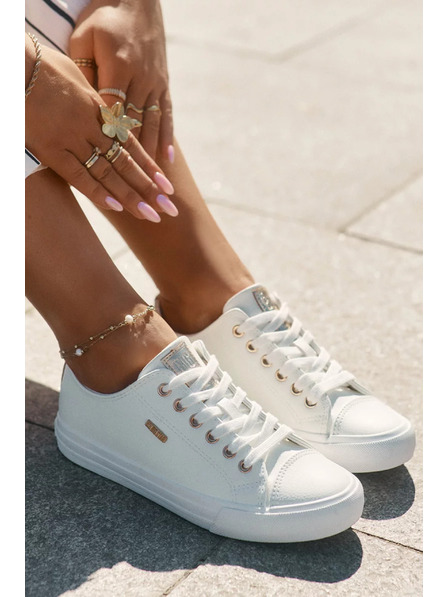 BIG STAR SHOES Dámske tenisky z EKO kože Big Star – biele