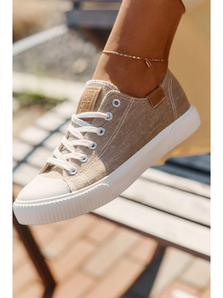 BIG STAR SHOES Dámske látkové tenisky Big Star – béžové