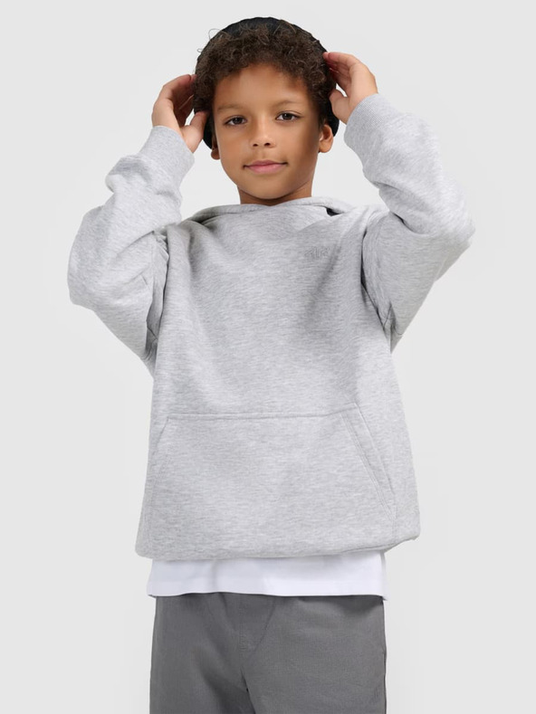 4F Chlapčenská mikina s kapucňou 4F