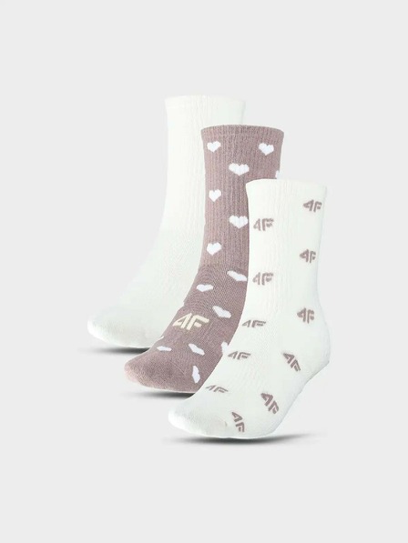 4F Dievčenské ponožky 4F F394 (3pack)