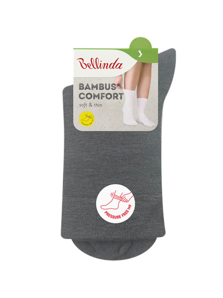 Bellinda BAMBUS LADIES COMFORT SOCKS - Dámske bambusové ponožky - sivá