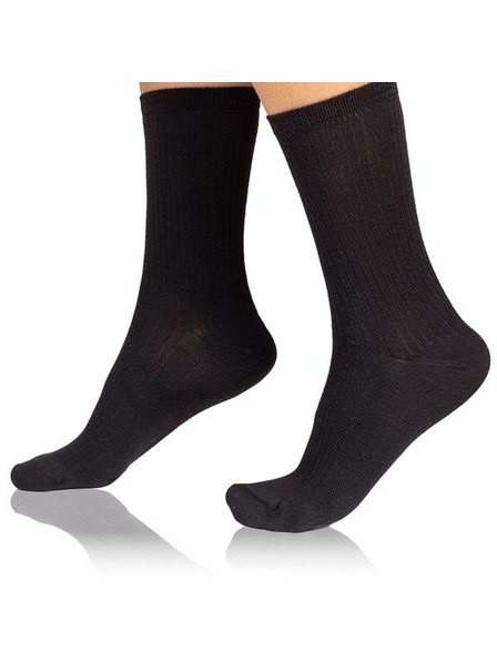 Bellinda FANCY RIB MODAL SOCKS - Dámske ponožky z modalu - čierna