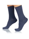 Bellinda FANCY RIB MODAL SOCKS - Dámske ponožky z modalu - modrá