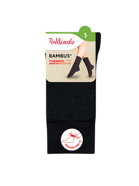 Bellinda BAMBUS THERMOLITE SOCKS - Dámske ponožky thermolite - čierna