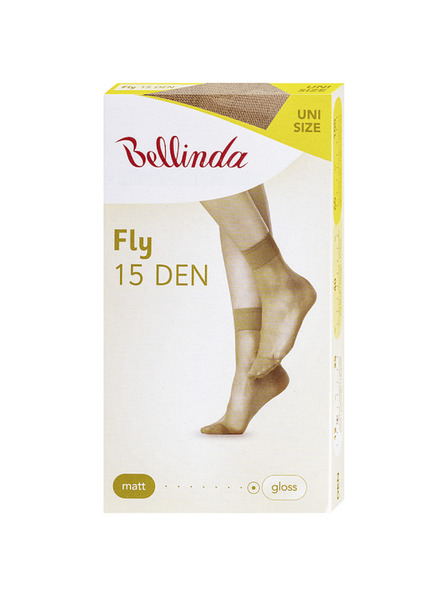 Bellinda FLY SOCKS 15 DEN - Dámske silónkové ponožky - amber