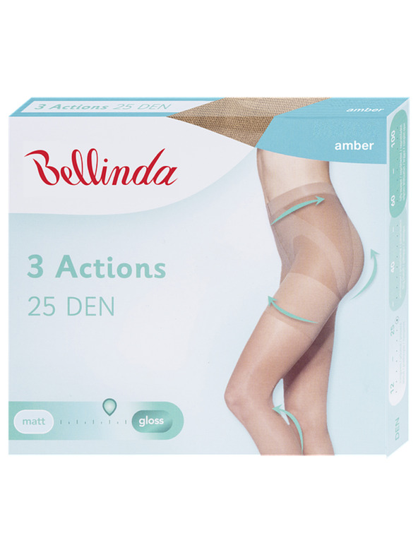 Bellinda 3ACTIONS 25 DEN - Formujúce pančuchové nohavice - amber