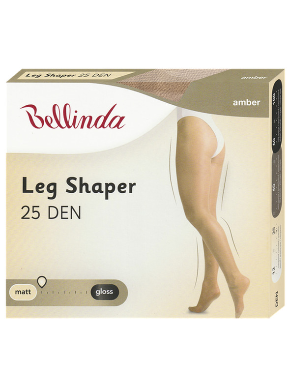 Bellinda LEG SHAPER 25 DEN - Zhustraňujúce pančuchové nohavice - amber