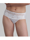 Playtex PLAYTEX RCS FLOWER ELEGANCE MIDI BRIEF - Dámske čipkované nohavičky - biela