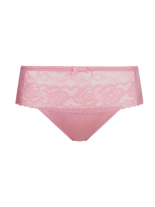 Playtex PLAYTEX RCS FLOWER ELEGANCE MIDI BRIEF - Dámske čipkované nohavičky - ružová