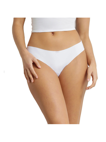 Bellinda INVISIBLE BRAZILIAN - Dámske bezšvové nohavičky - biela