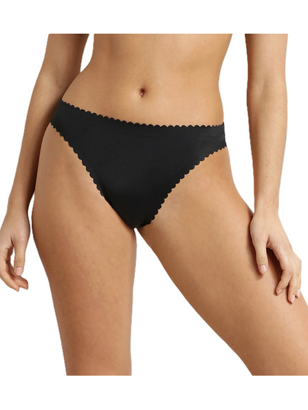 DIM DIM BODY TOUCH DAILY STRING - Dámske bezšvové nohavičky - čierna